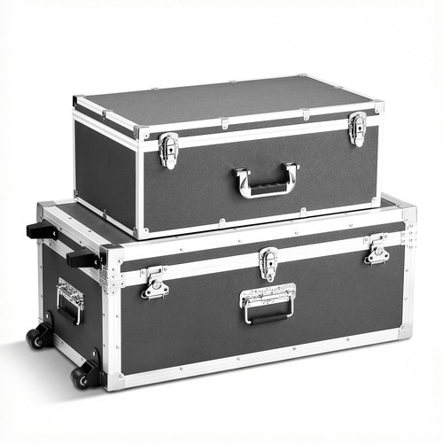 Set metal storage trunks - 2,