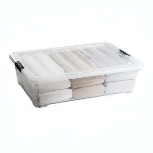 Underbed rolling box clear top - box,