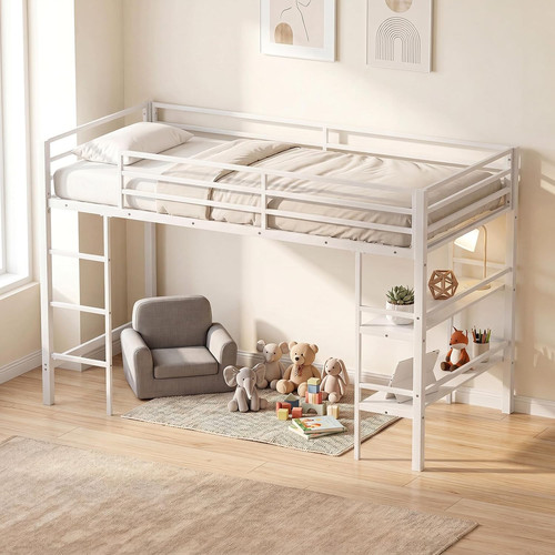 Kids loft bed - bed,, single